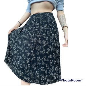 Abstract Faces Skirt